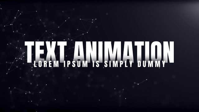 Big Text Animations Headline with Overlapping Tracked Subtitle Template for After Effects