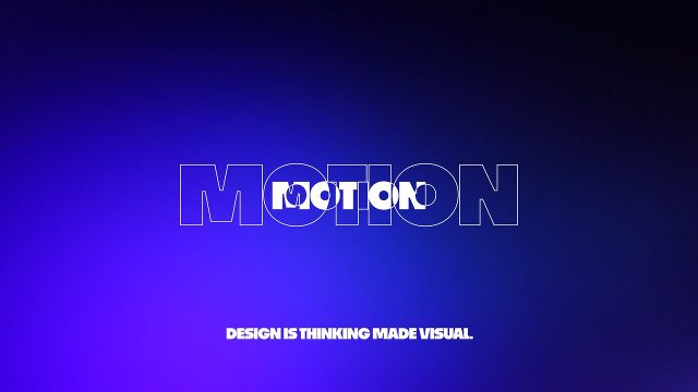 Slick Motion Typography