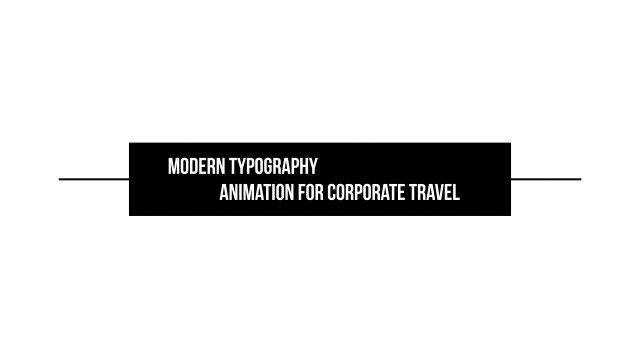 Minimal Extended Line Box Title for Destination Guides – Free After Effects