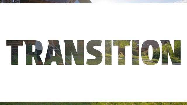 Block Cutout Text Transition featuring Stretched Wide Word After Effects Template