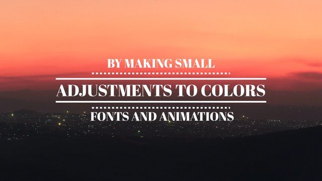 Free Animated Minimal Text Opener