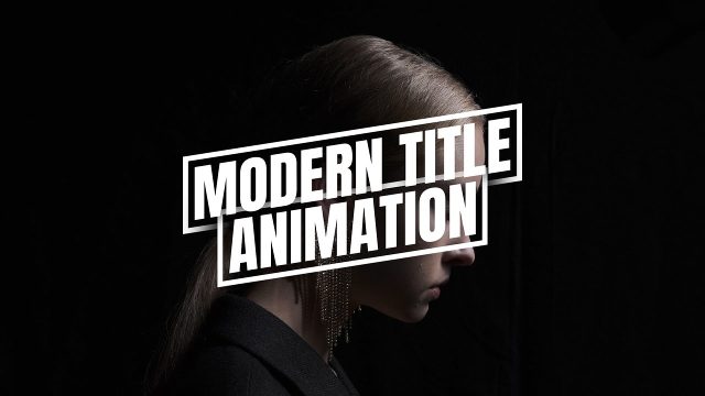 Angled Double Frame Modern Title Animations Premiere Pro MOGRT Templates