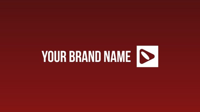 Brand Name Square Logo Animation for End Cards in After Effects – Free Download