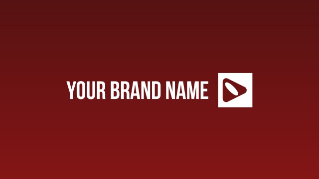 Brand Name Square Logo Animation for End Cards in After Effects – Free Download