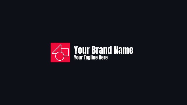 Red Line Wipe Horizontal Logo Reveal After Effects Template