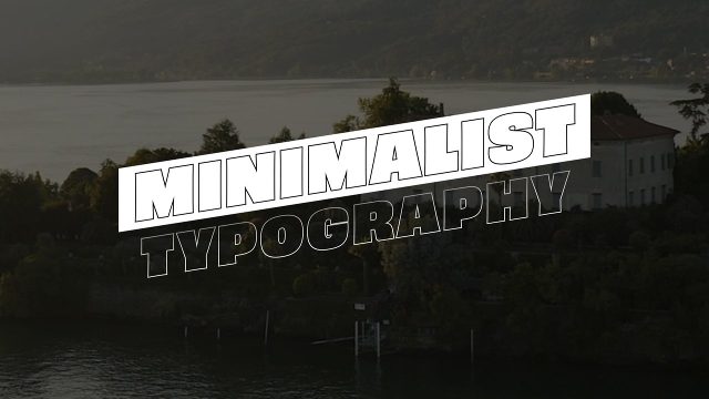 Minimal Tag over Stroke Lettering Corporate Text Animations Premiere Pro MOGRT