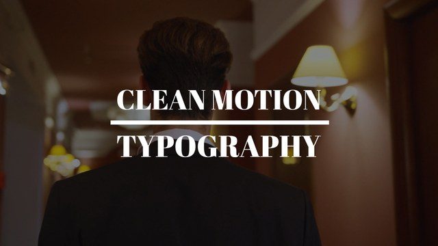 Clean Motion Typography Free Template for Minimal Text Effects and Creative Videos