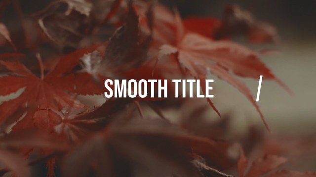 Minimal Single Slash Typography – Free Premiere Pro MOGRT for Short Films