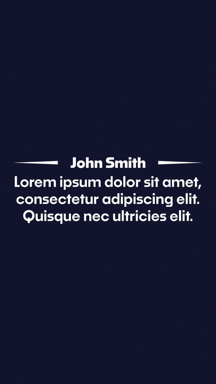 Vertical Quote Template featuring Red Marker and Name Rule After Effects Template