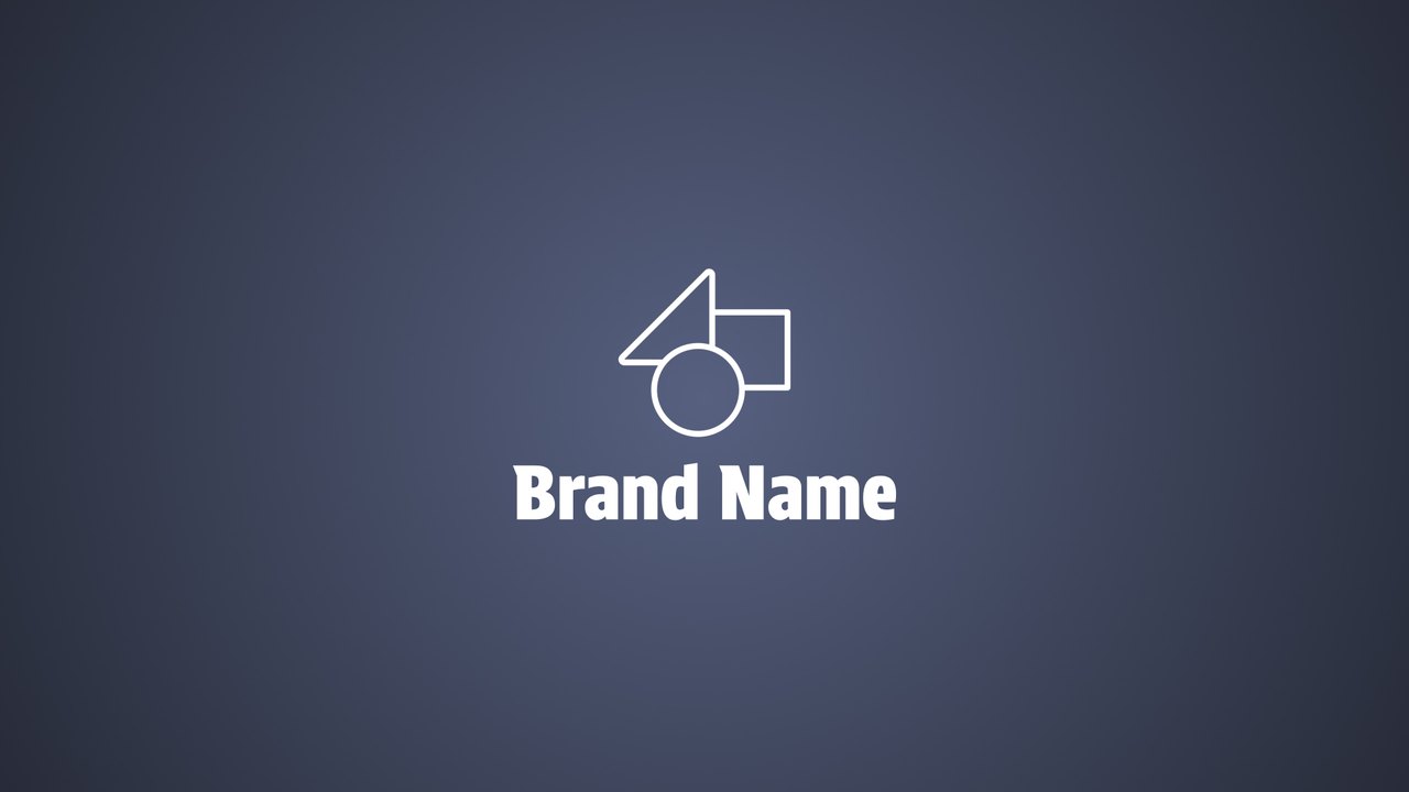 Slate Gray Falling Letters Logo Reveal After Effects Template