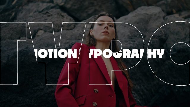 Hollow Giant Word Cutouts Text Transition featuring Centered Title for Documentaries Premiere Pro Template