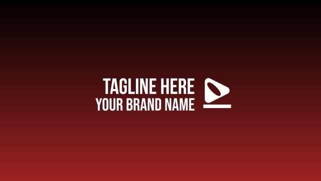 Minimal Underlined Logo Tagline Logo Intro for Company Logo Stings – Free After Effects