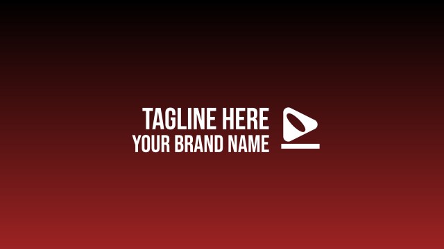 Minimal Underlined Logo Tagline Logo Intro for Company Logo Stings – Free After Effects