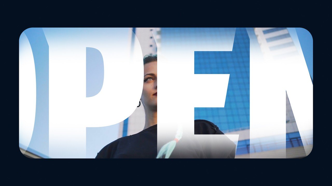Picture Openers featuring Footage Filled Big Letters Premiere Pro MOGRT