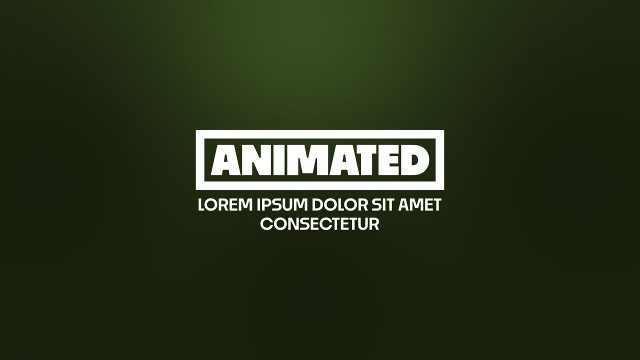 Bordered Word and Description Lines Text Animation Premiere Pro MOGRT