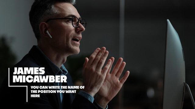 Corporate Lower Third for Vlogs MOGRT Template