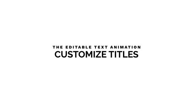 YouTube Typography: Caption over Bold – Free After Effects Project