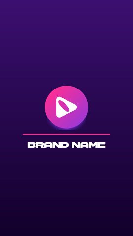 Minimal Vertical Logo Opener Animation