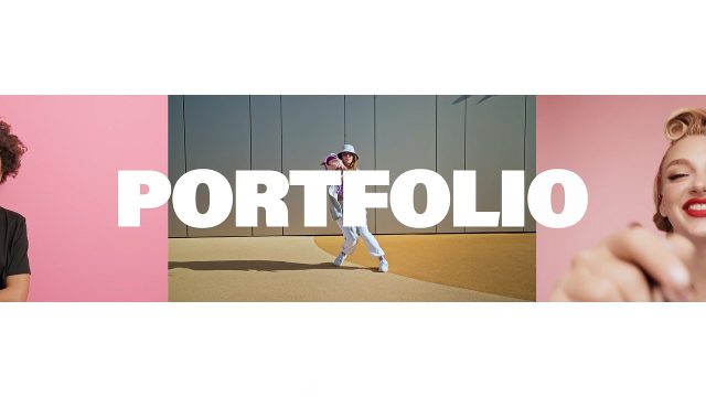 Golden Hour Lifestyle Slideshow After Effects Template with Image-Filled Typography