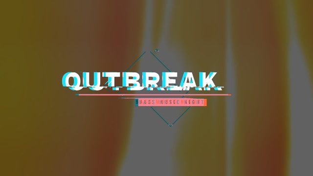 Textured Glitch Intro Titles for Video Blogs with Social Media Text in 4K