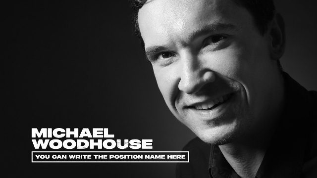 Surname Name Lower Third with Drawn Contour Role Strip After Effects Template