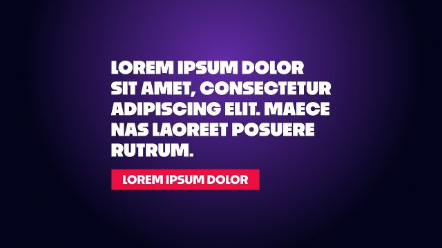 Statement Text Block Typography featuring Action Button Premiere Pro MOGRT