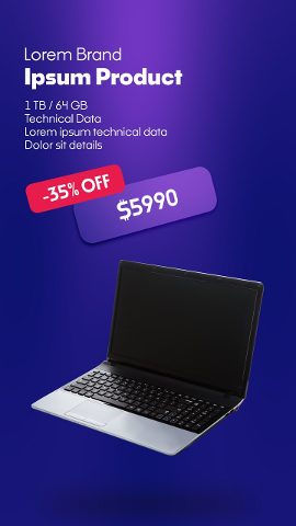 Black Friday Laptop Percent Off Slanted Price Label Premiere Pro MOGRT