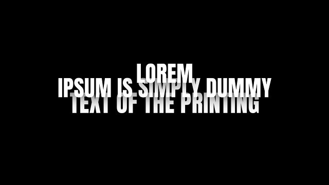 Small to Big Word Cascade Kinetic Typography After Effects Template Pack
