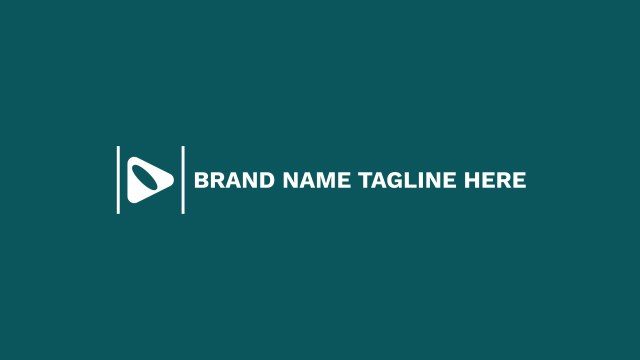 Single Line Logo and Tagline Minimal Reveal Free Premiere Pro Template Download