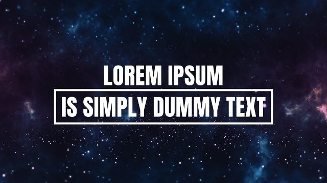 Broadcast Style Corporate Headline Animation with Caps Line in a Thin Outline Box for Podcast Videos After Effects Template