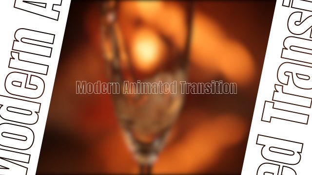 Rotated Outline Text Column Cut Out Transitions featuring Upward Sweep for Music Videos After Effects Project