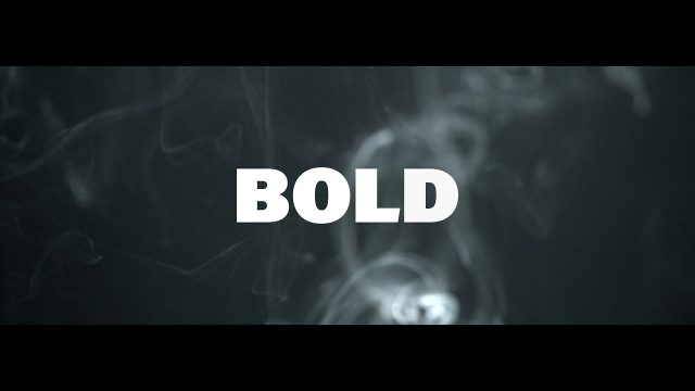Dark Smoke Stomp Text Opener Premiere Pro MOGRT with Ultra Bold Typography