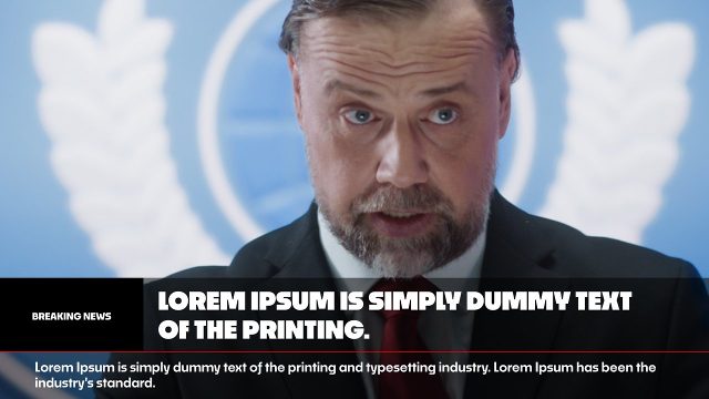 Prime and Urgent News Channel Label Titles Premiere Pro Template