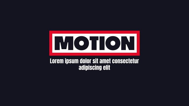 Animated Corporate Red Box Word Reveal Motion Titles with Paragraph Project for After Effects