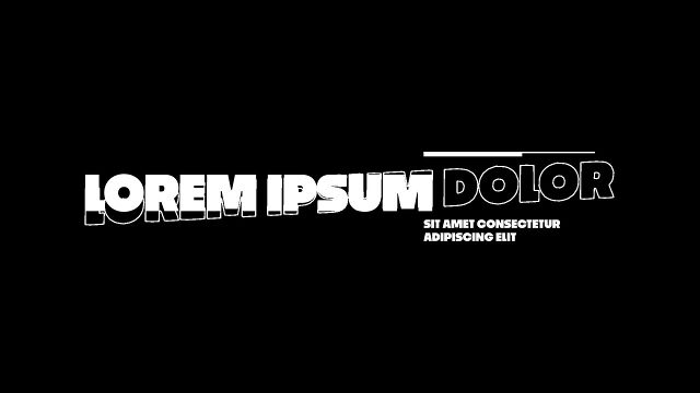 Editable and Simple Animated Text Premiere Pro Template