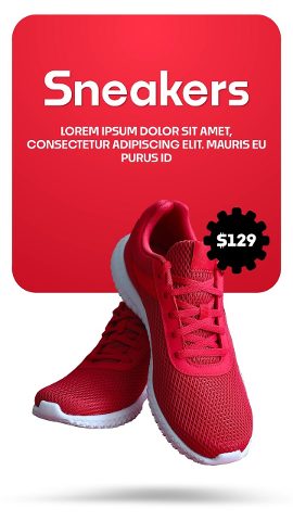 Black Friday Crimson Tile Trainers Black Starburst Premiere Pro PRPROJ Template