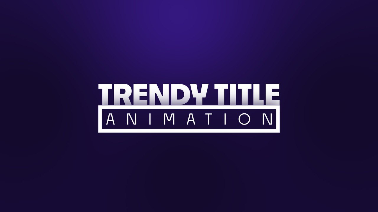 Bold Line Title Animation over Spaced Boxed Subtitle After Effects Template