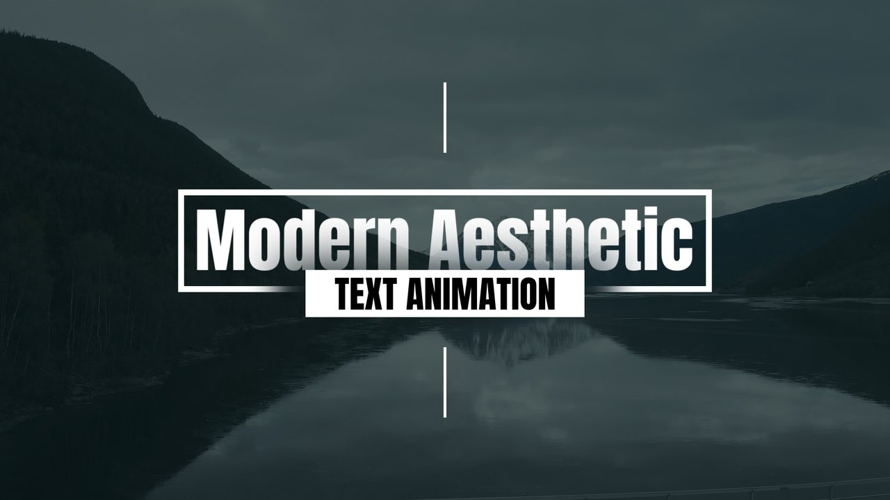 Minimal Frame Opening Corporate Titles featuring Tag Subtitle Premiere Pro MOGRT