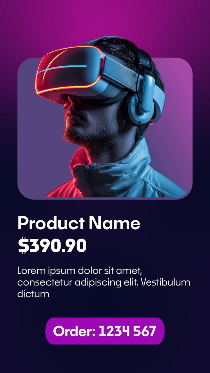 Cyber Monday Virtual Reality Glow Offer Premiere Pro PRPROJ Template