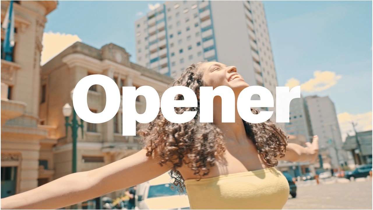 Clean Slideshow Openers with Photo Textured Title on Bright White After Effects Template