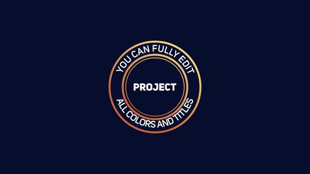 Gradient Ring Badge Title Card – Free After Effects Template for End Cards