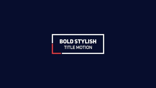 News Headline: Accent Corner Box – Free After Effects Project