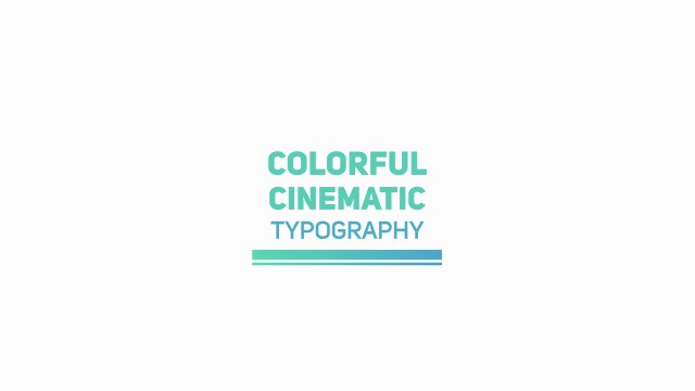 Business Color Underline Stack Typography – Free Premiere Pro Template