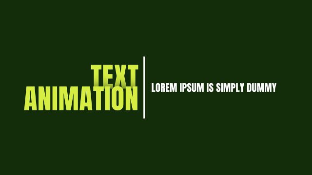 Divider Line Stacked Words Text Animation for Adobe After Effects