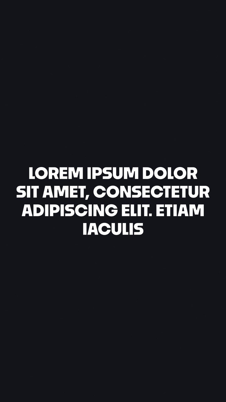 Vertical Quote Text Block Typography in Centered Caps Premiere Pro MOGRT