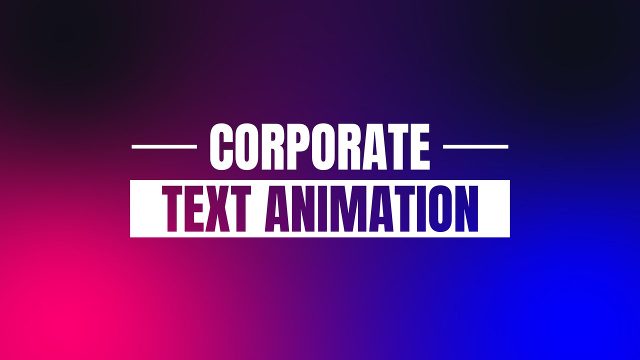 Stylish Business Title Animations for After Effects