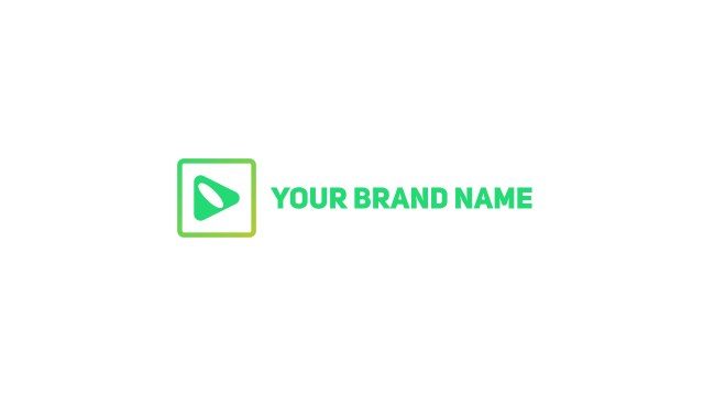 Company Logo Reveal: Lime Outline – Free Premiere Pro Template