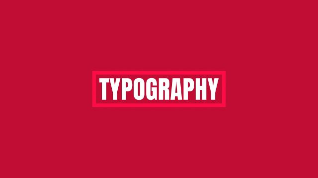 Solid Colored Frame Box Word Motion Typography for Product Launch Videos After Effects Template