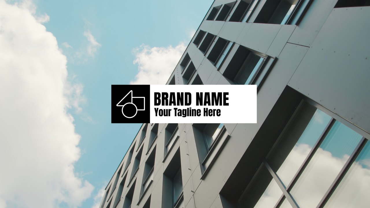 Logo Card over Footage Corporate Reveal After Effects Template