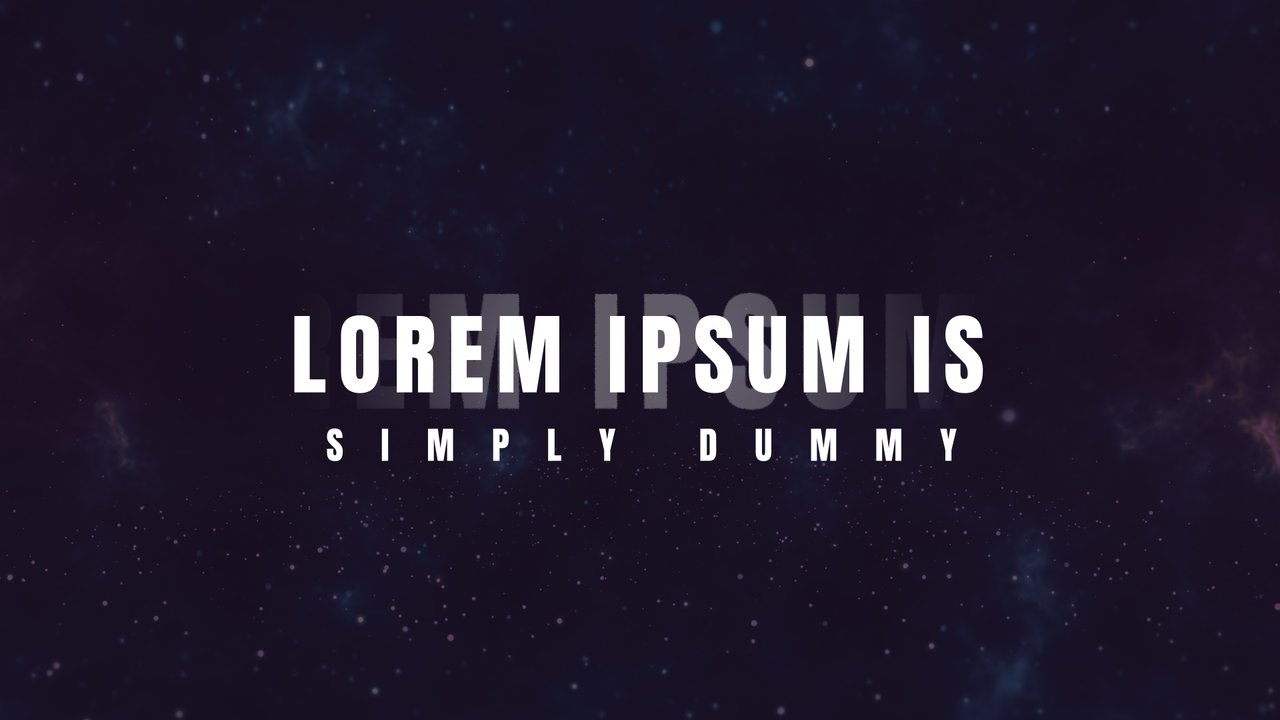 Spaced Out Subtitle under Caps Corporate Title Animations After Effects Template